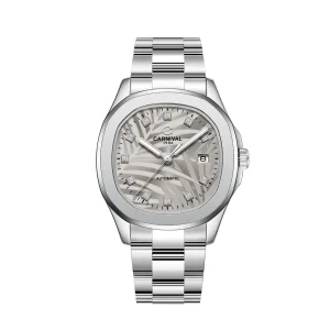 Đồng hồ nam chính hãng Carnival 8115 8115G dây thép máy cơ mặt kính sapphire nguyên khối size 40mm
